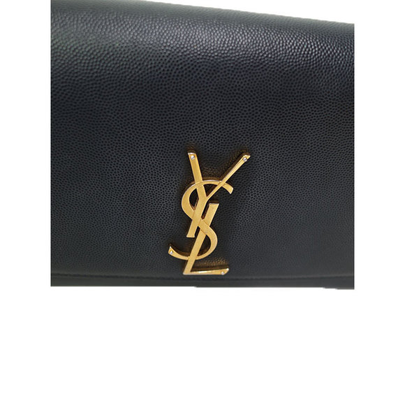 Saint Laurent Paris Classic Kate Satchel Chain Shoulder Bag Black - Picture 8 of 9